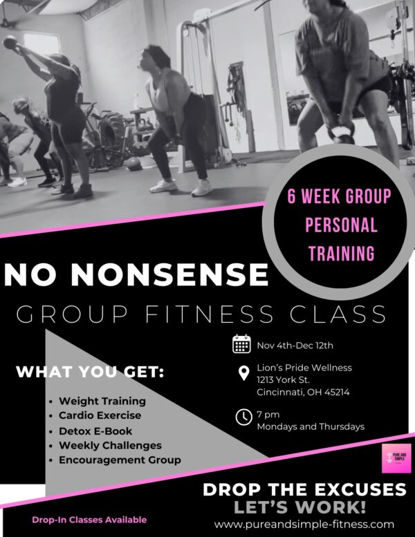 6 Week Group Fitness Class (evenings)